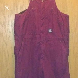 Women's Purple XL Berne Overalls